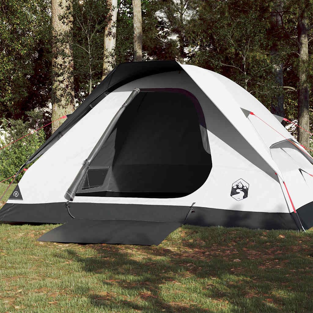Tienda de campaña domo para personas, verde oliva, impermeable T poliéster para exteriores con conexión electrónica, tienda de campaña ligera para acampar
