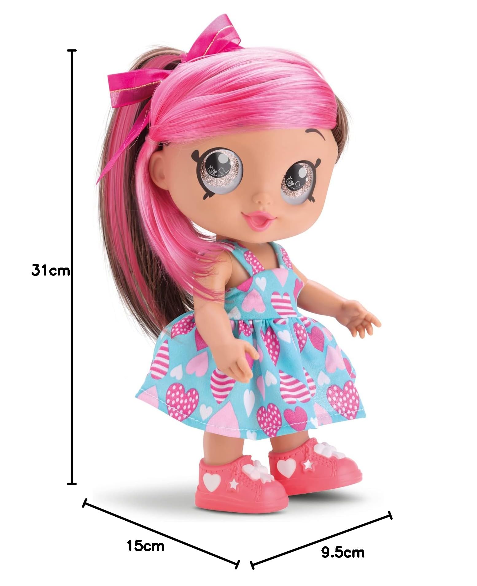 Bee Toys -Boneca Brave Girls Julie Closet, Modelo: 0768, Cor