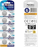 Vista 8 de PKCELL CR 2025 Baterías CR2025 3V Batería de litio (paquete de 5)