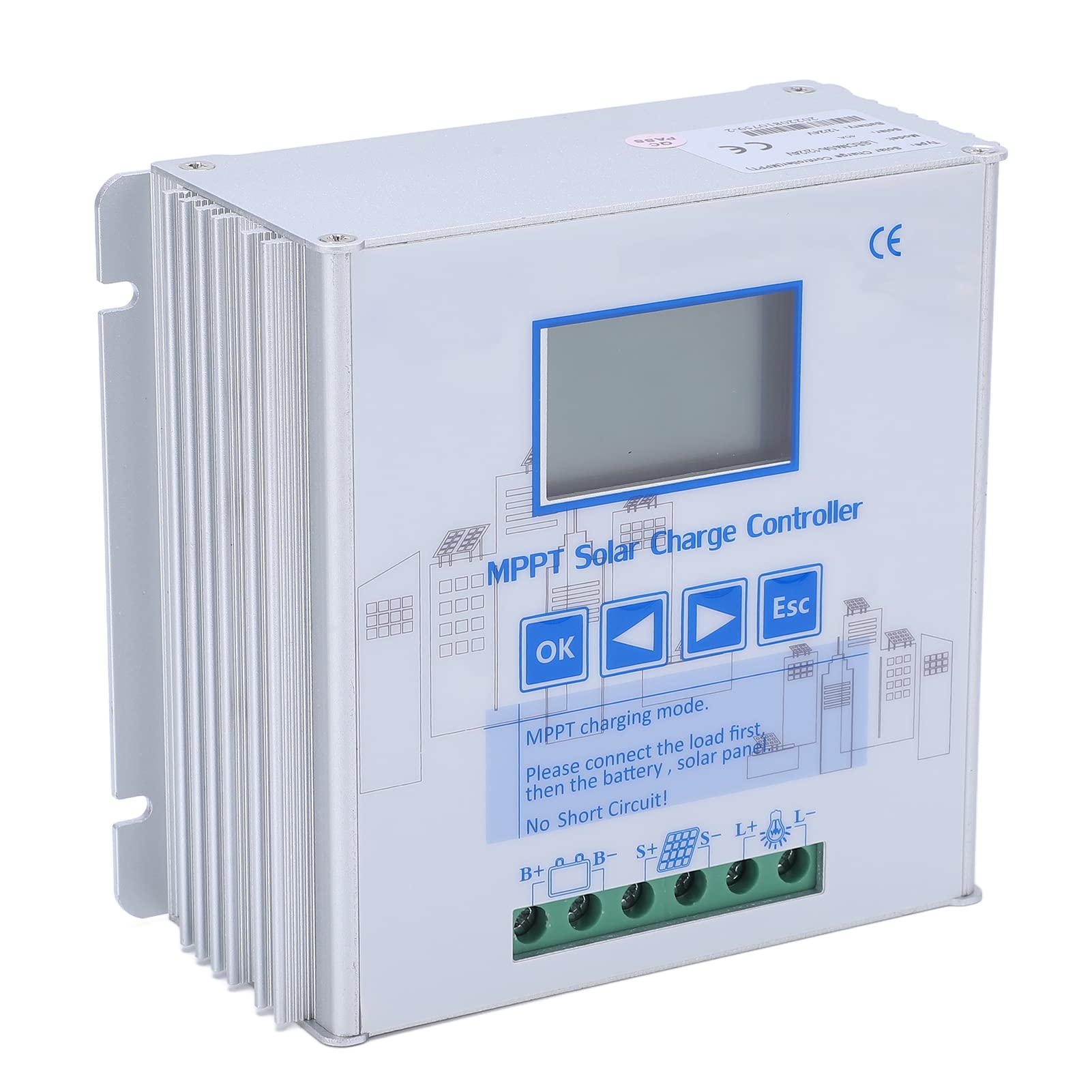 Controlador de Carga Solar MPPT Protección Antirretroceso de Alta