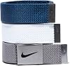 Nike cinturón de nailon 3 piezas para hombre 1