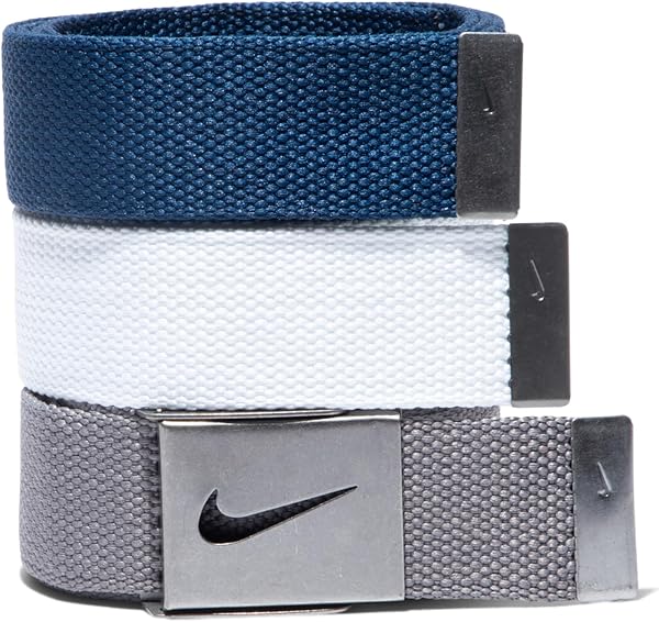 Nike Men's 3 Pack Web Belt