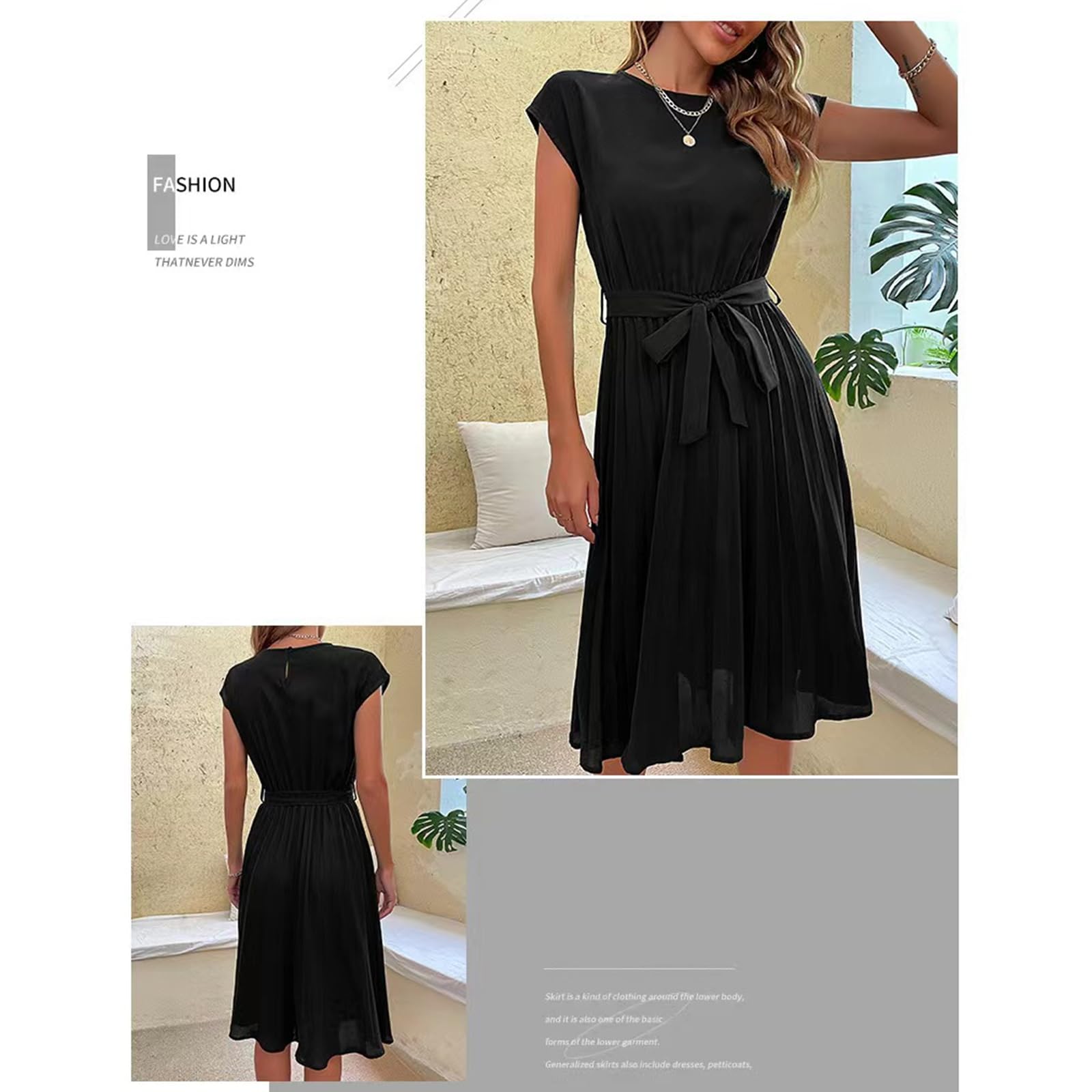 Abito Estivo Delle Donne Abiti Casuali Estate Wrap o Neck Party Fluwy Piegheggiato Linea Lungo Abito Delle Donne Abiti da Prom.., HUTALIM, a, s