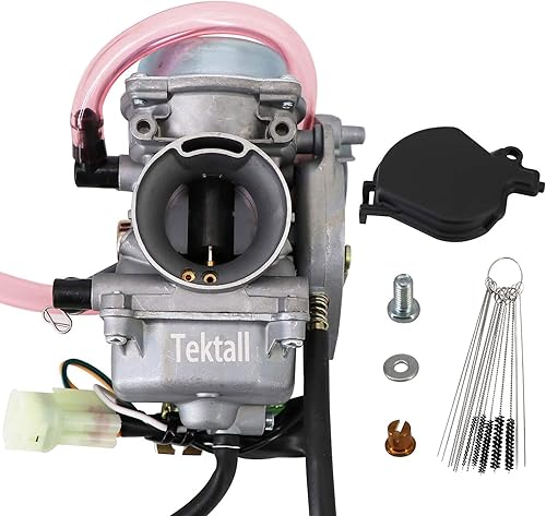 Carburador para Ka.wasaki KVF300 KVF 300 Prairie 300 2X4 4X4 1999-2002 ATV KVF300B KVF300A OE # 15003-1437 con kit de herramientas de limpieza de disponible en Yaxa Peru