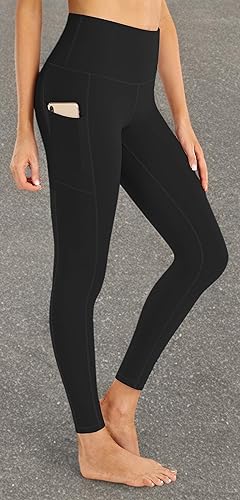 Miniatura 5 de Fengbay - Pantalones de yoga de cintura alta para mujer con control de abdomen, bolsillos y elasticidad en 4 direcciones, pantalones de yoga y