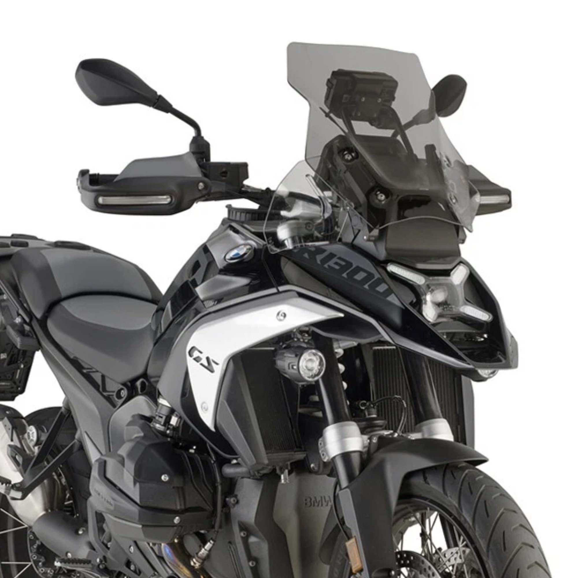 Cupolino Moto Parabrezza Plexiglass JD9 TOURING Fume Chiaro COMPATIBILE CON BMW R 1300 GS/Adventure 2023-2026