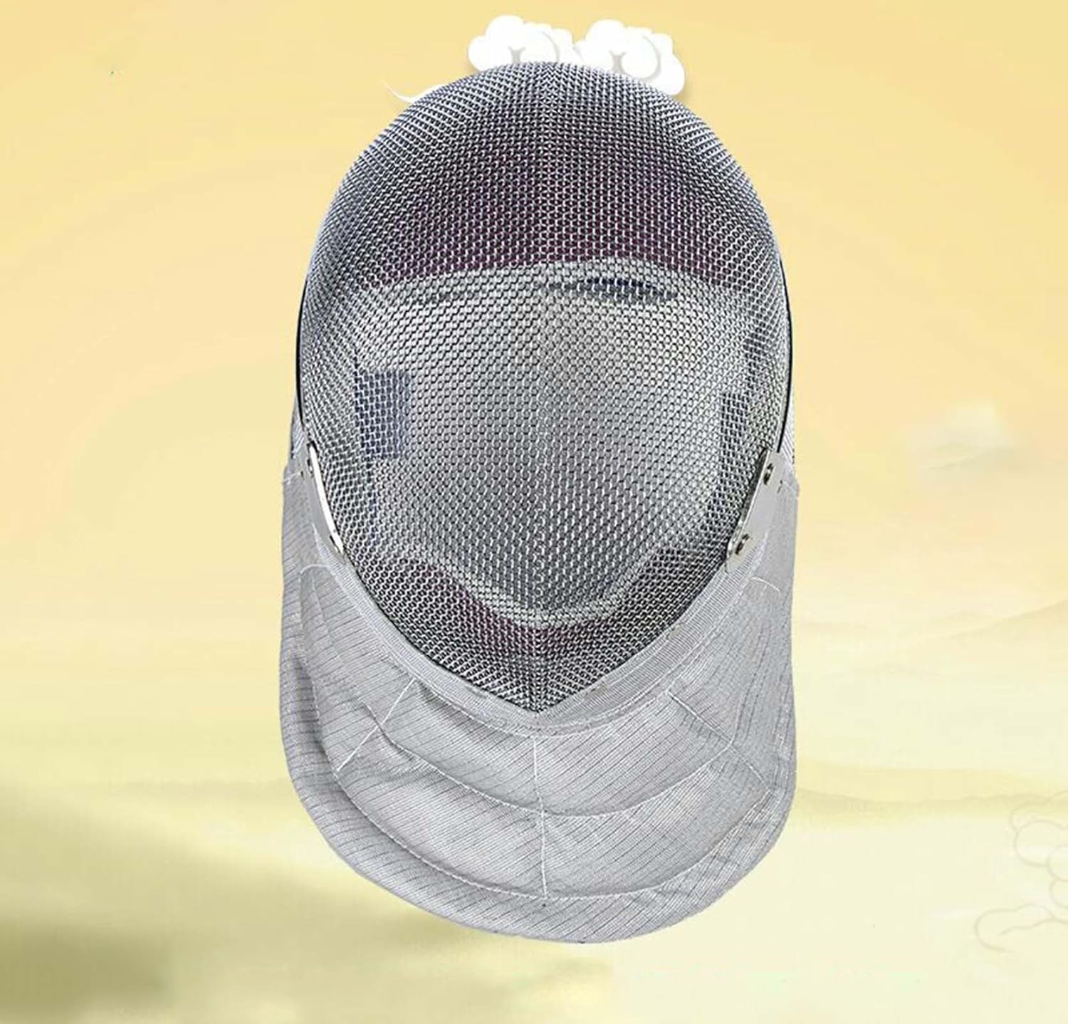 TBQATNTS Fencing Mask, Fencing Coach Mask, Comfortable Fencing Protective Gear, CE 350N/900N Certified Mask, for Practice and Competition Equipment,900n Fixed,L