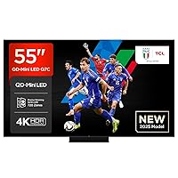 TCL 55Q7C 55 Inch QD Mini LED TV, 4K HDR Premium 2600