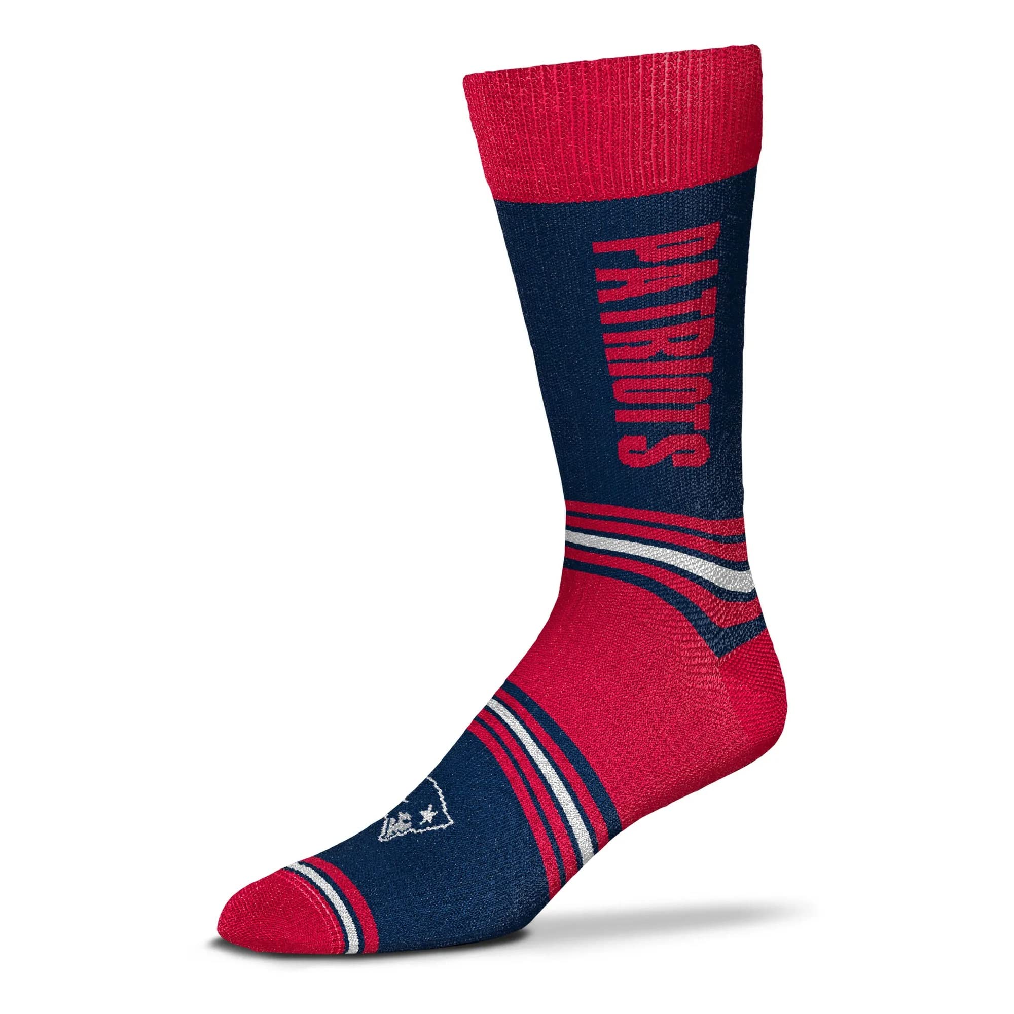 Fanatics for Bare Feet NFL Go Team Socks (New England Patriots, 40-46) — image 1