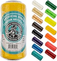 Vista 18 de Sinew 4oz 450ft Black 5ply 70lb Tendón Artificial de Prueba de 70lb para Cuentas, Costura de Cuero, Atrapasueños y Más