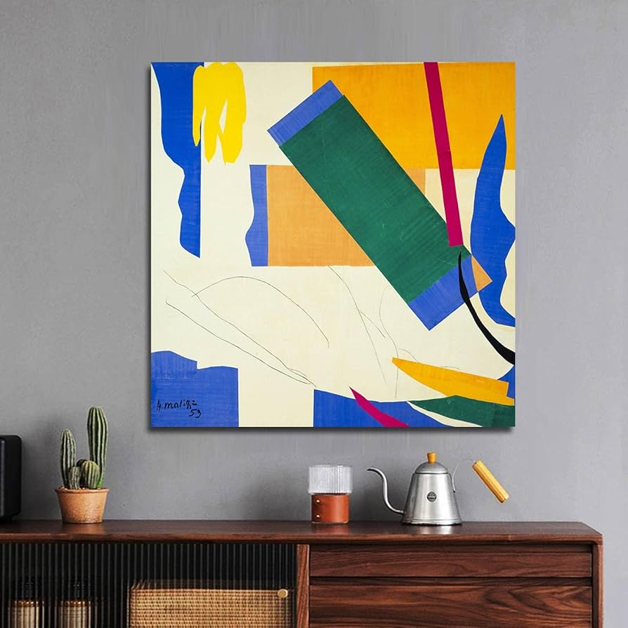 アンリ・マティス アート 印刷⁇ 絵画 額装 芸術 美術 インテリア レトロ Amazon.co.jp: アンリ・マティス《三人姉妹》キャンバス