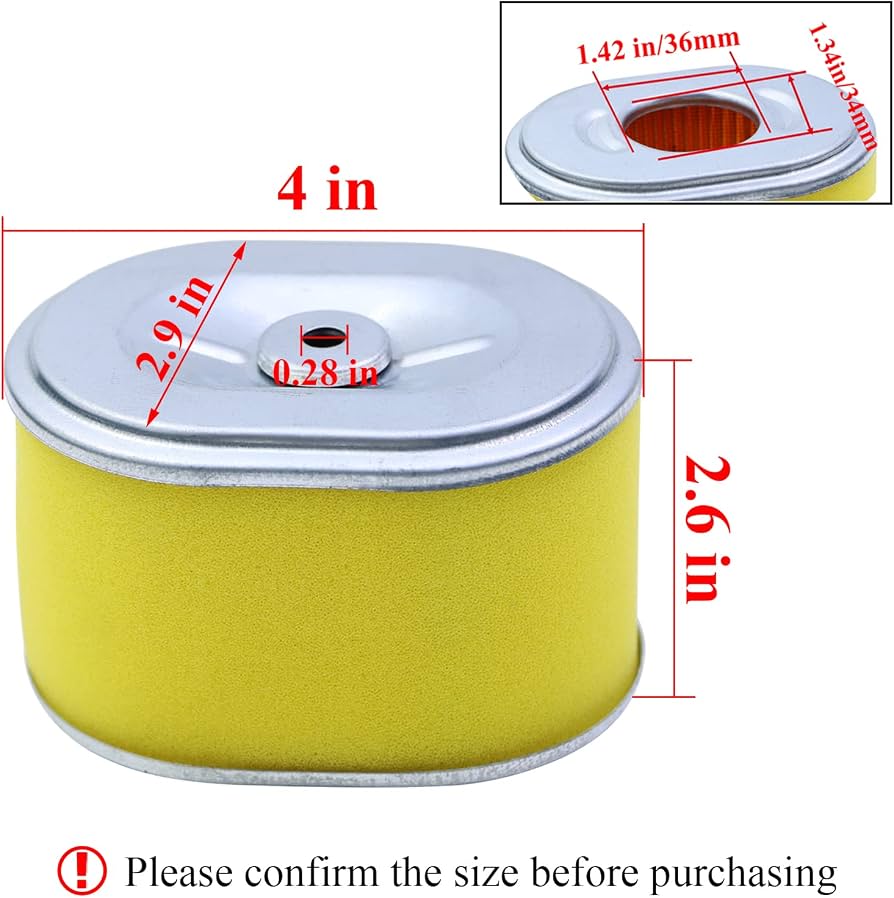 Amazon.com: WOTIAN Air Filter Compatible with Honda GX160 GX200