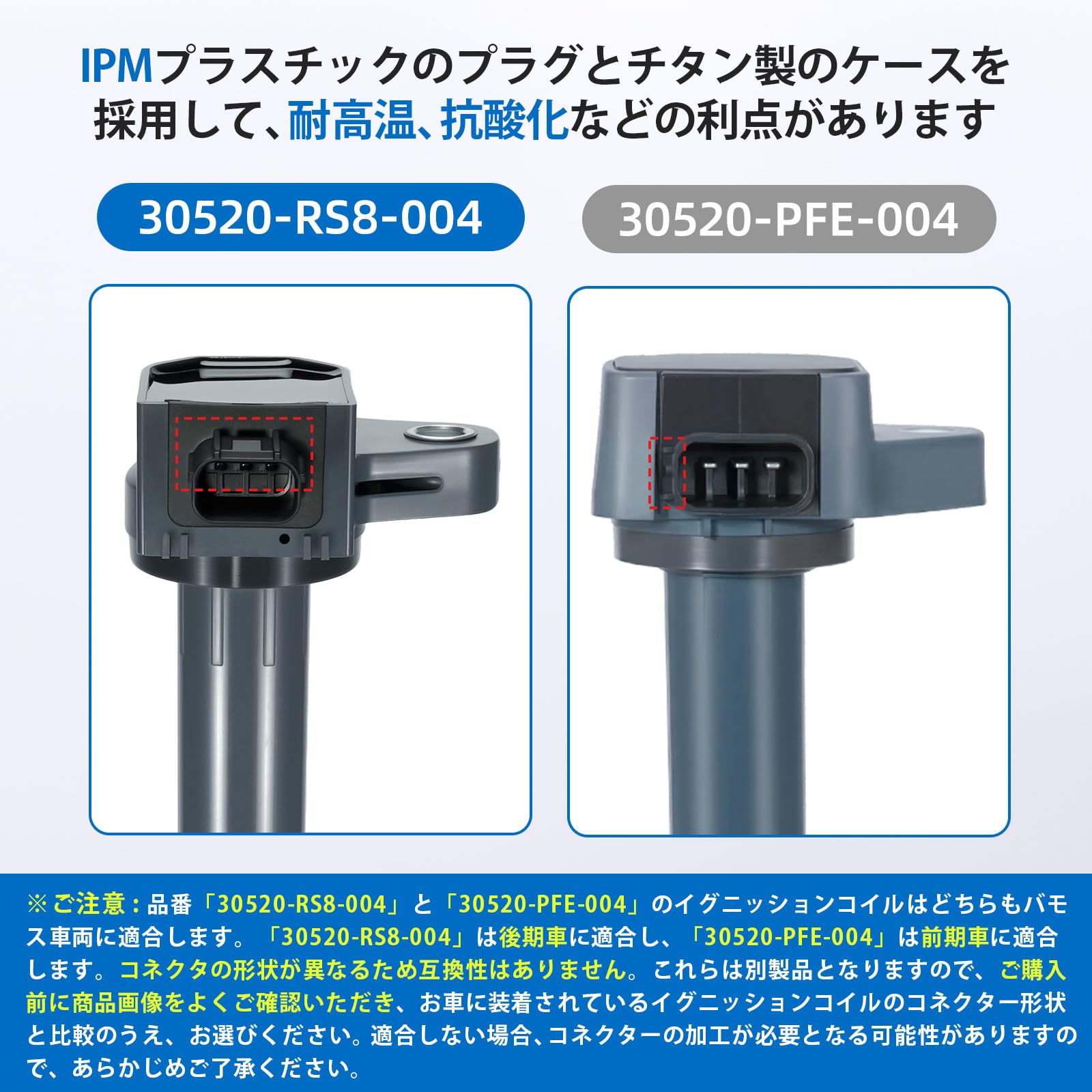 Amazon | イグニッションコイル 3本セット ホンダ車用 バモス HM1 HM2