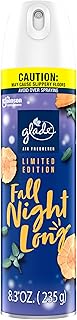 Glade Air Freshener Room Spray, Fall Night Long, 8.3 oz, 6 Count