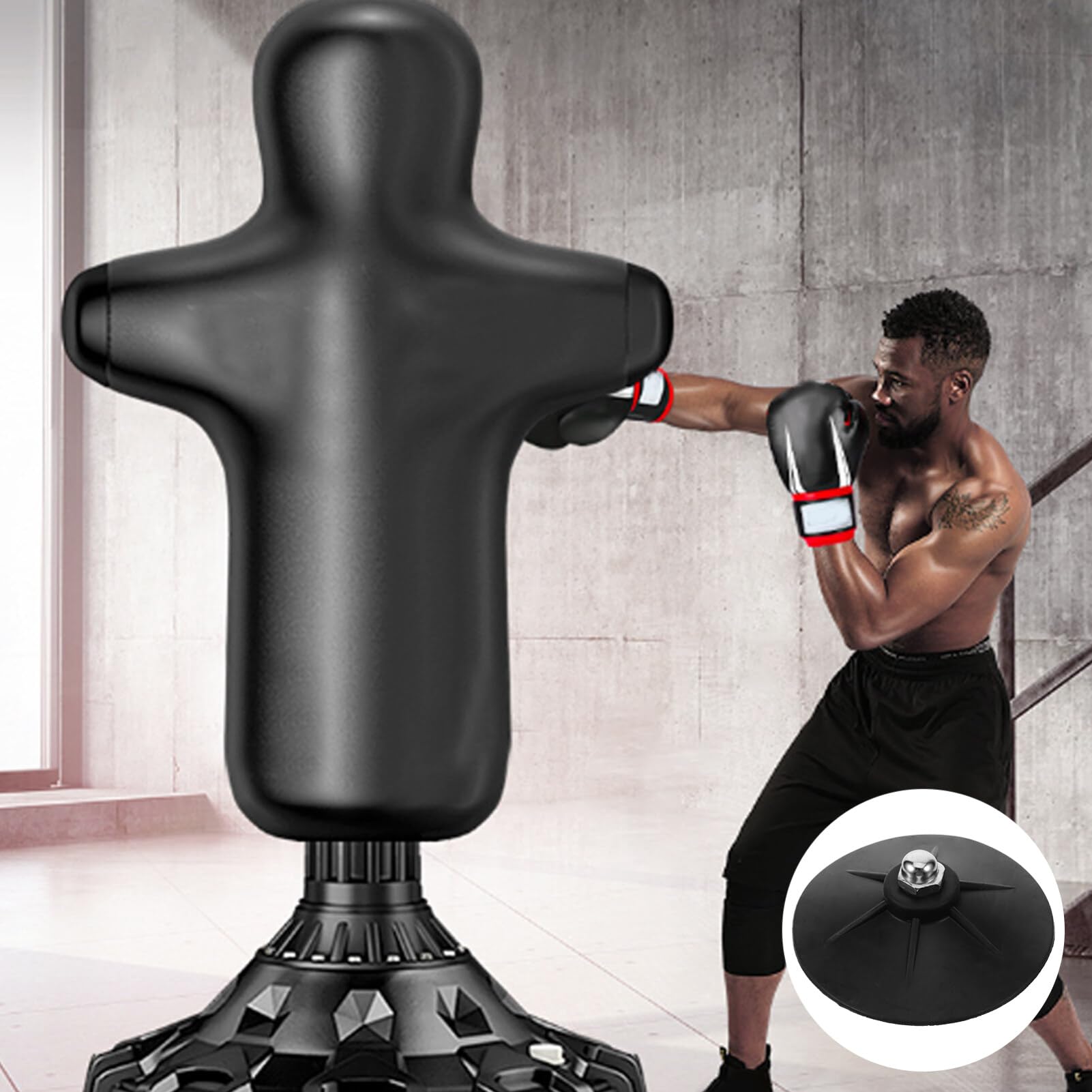 Yardwe Rubber Suction Cups Base for Boxing Bag Standing Parts Stable Boxing Sandbag Suction Cup