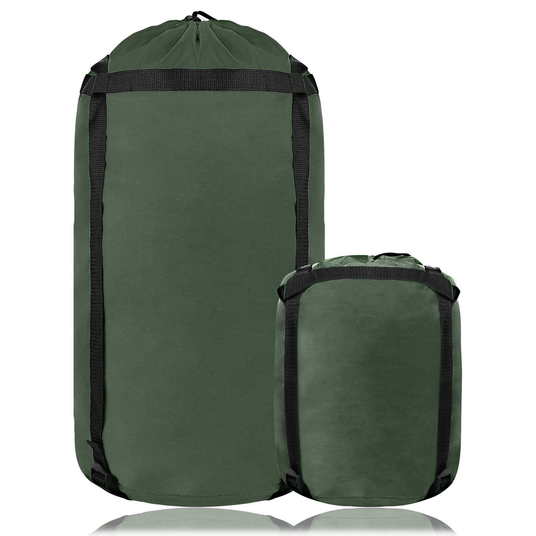 Ultra 46L Lightweight Waterproof Compression Stuff Sack for Sleeping Bag - Large Capacity Compact Nylon Storage Bag for Camping, Hiking, Backpacking Gear