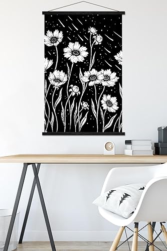 Miniatura 5 de Trends International Episodic Drawing - Midnight Golden Waves Wall Poster with Magnetic Frame