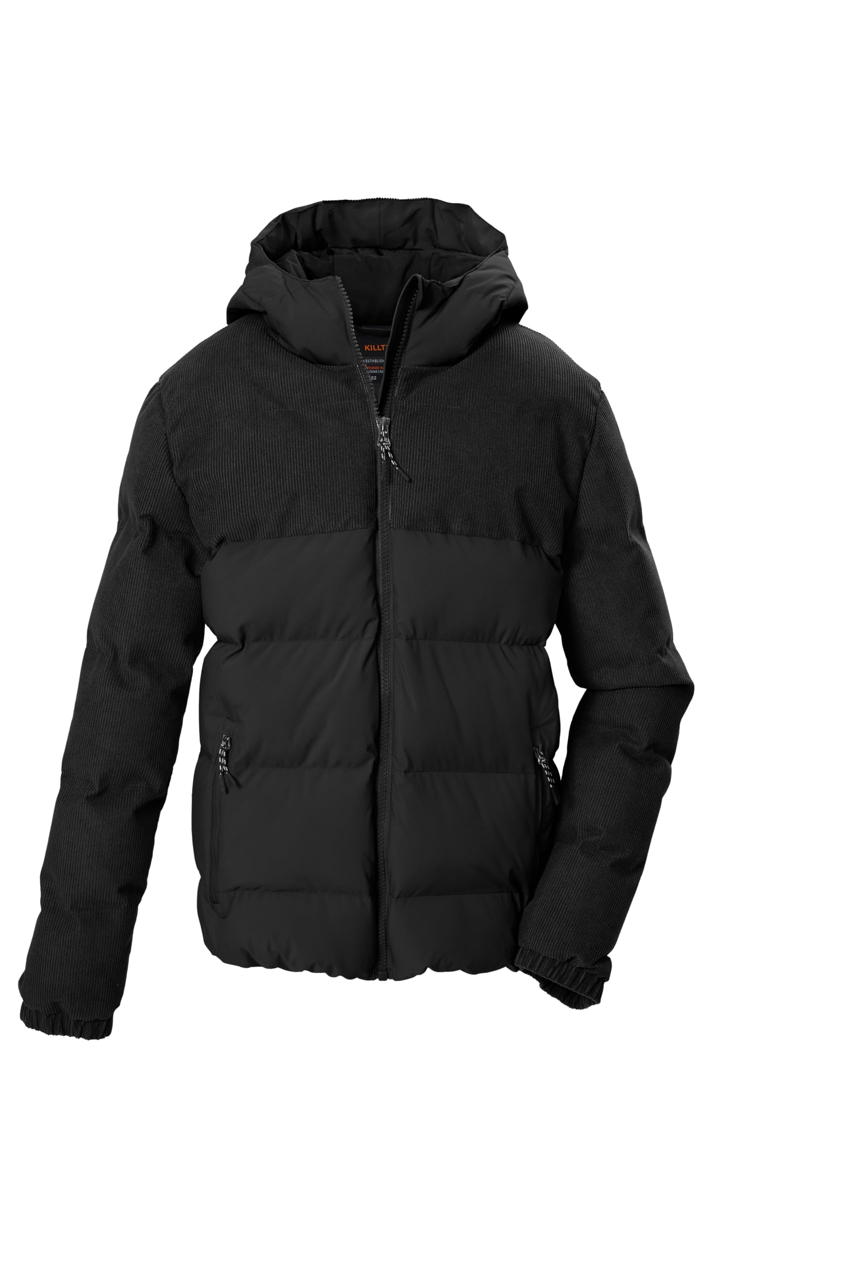 killtec KOW 185 BYS QLTD JCKT 44837-000 Boys' Quilted Winter Jacket with Hood Black 176