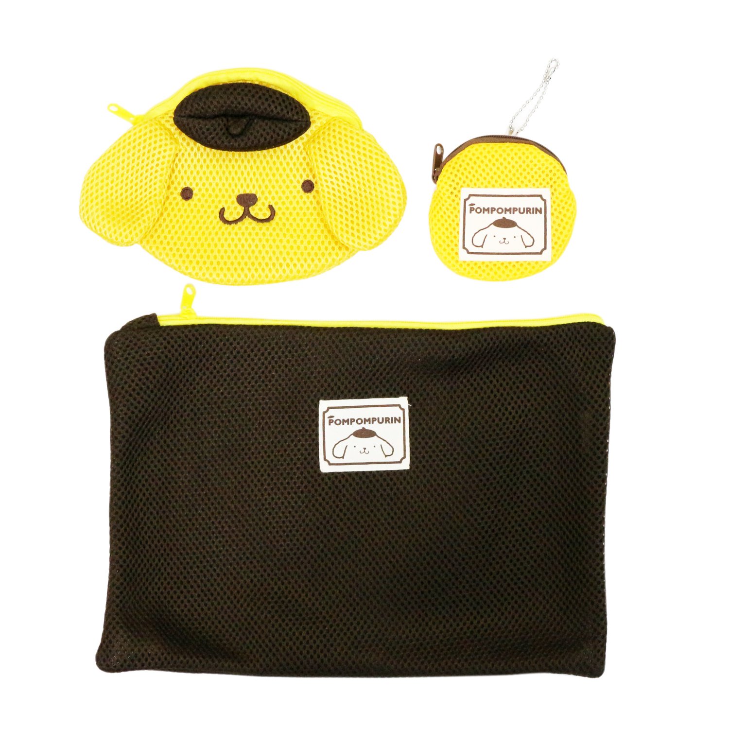 Amazon.co.jp｜ﾎﾟﾑﾎﾟﾑﾌﾟﾘﾝ ﾒｯｼｭﾎﾟｰﾁ3点ｾｯﾄ 30694369｜旅行用品・旅行