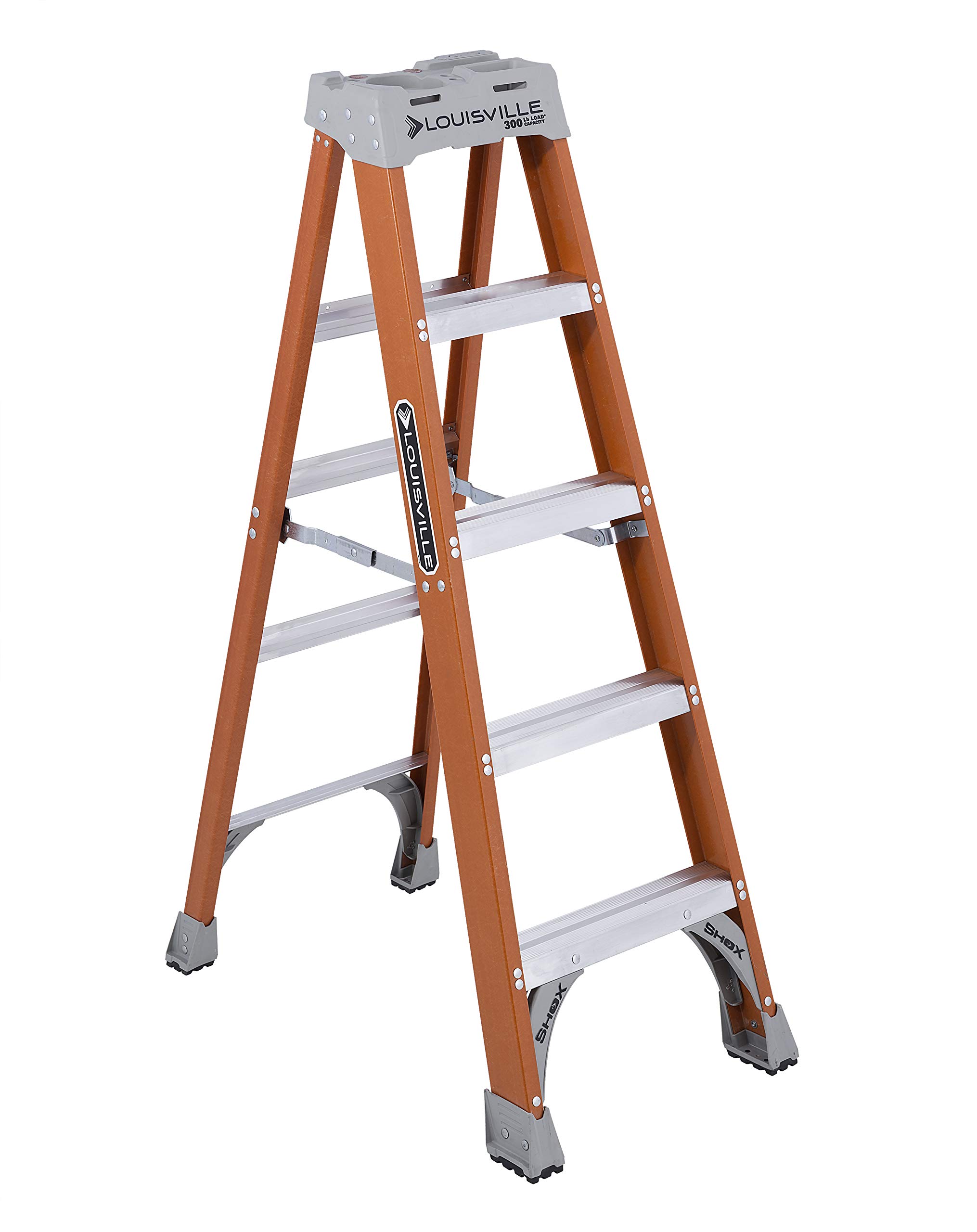 Louisville Ladder FS1505 Step Ladder, 5-Feet, Orange
