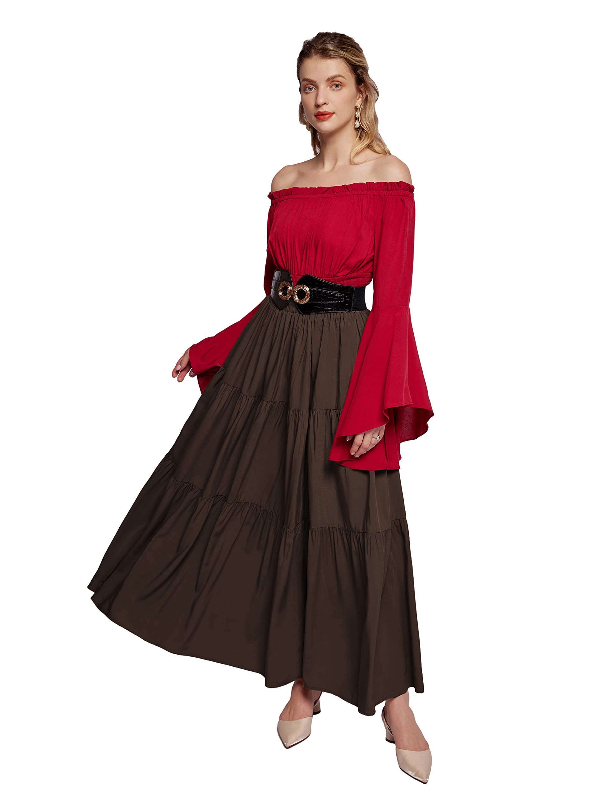 Scarlet Darkness womens Classic: Medium Coffee