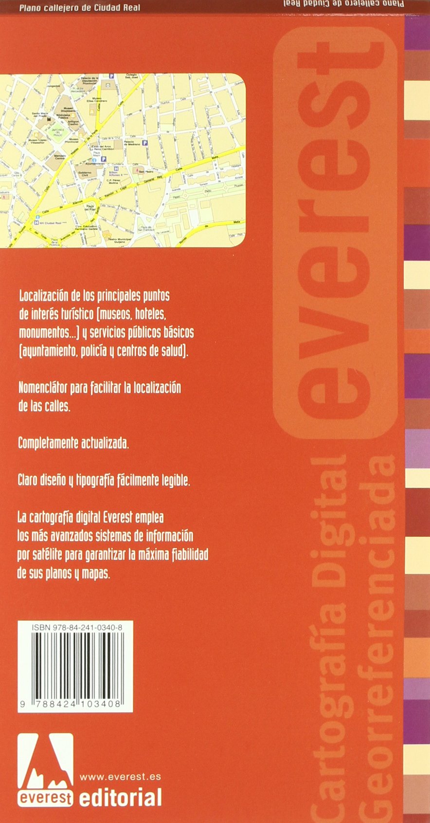 Plano callejero de Ciudad Real. Con mapa de carreteras de la provincia (Planos callejeros / serie roja)