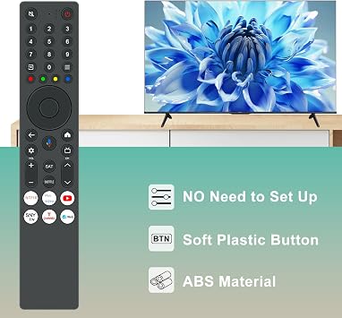 ALLIMITY Replacement Voice Remote Control fit for TCL TV C6K Premium QD-MiniLED TV 50C6K 55C6K 98C6K 85C6K 75C6K 65C6K