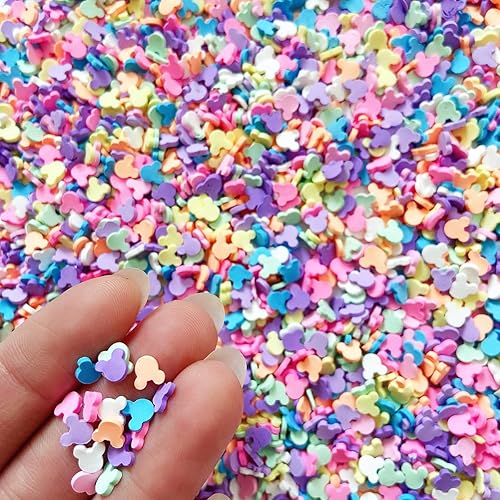 Miniatura 13 de EHOPE Gránulos falsos de polímero de 3.53 oz, chispas de resina sintética, gránulos de arcilla para resina, chispas de caramelo falso para arte