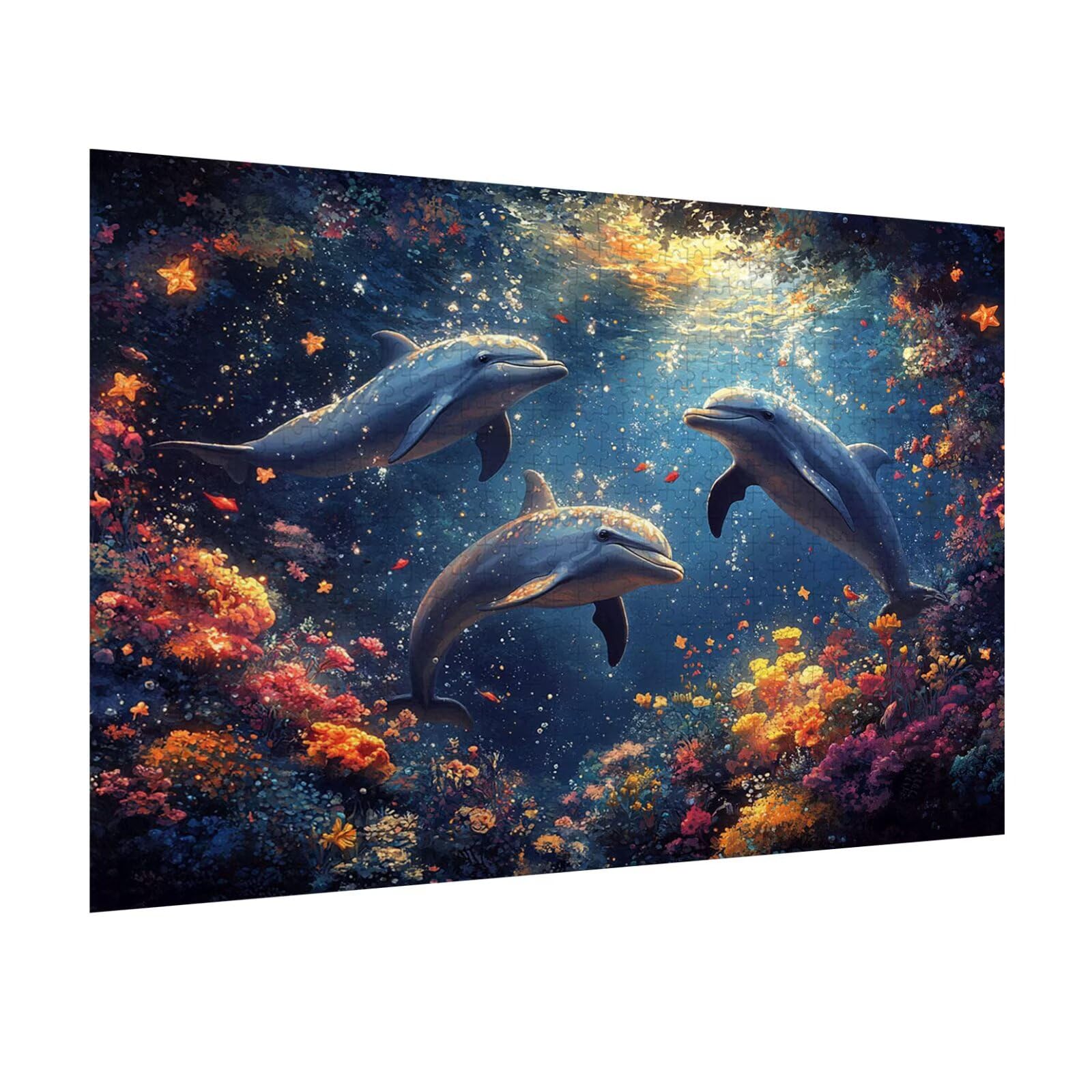 Puzzle 3000 Pezzi delfini Puzzle Adulti, Gioco Educativo, n-246 | Jigsaw Puzzles piante, Impossibile Difficile Sfida, Classici Gioco Familiare, Giochi Divertenti, Idee Regalo