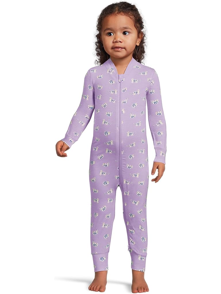 Purple Hanna Andersson 2-Way Zip Sleeper in HannaSoft™ (Infant/Toddler)