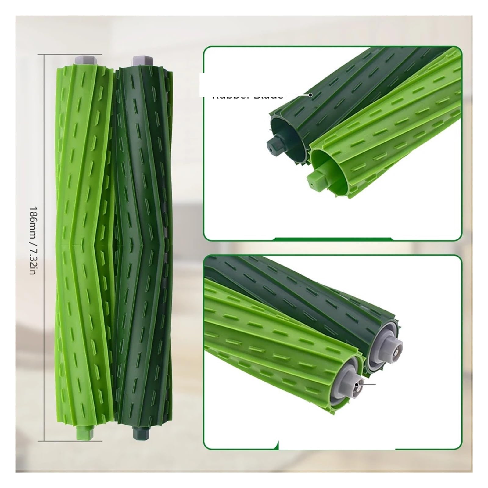 Kompatybilny z rolką filtra Główna szczotka boczna Worek na kurz Kompatybilny z IRobot Roomba Combo J7+ Plus Akcesoria zamienne do odkurzacza Część(6pcs Dust Bag)