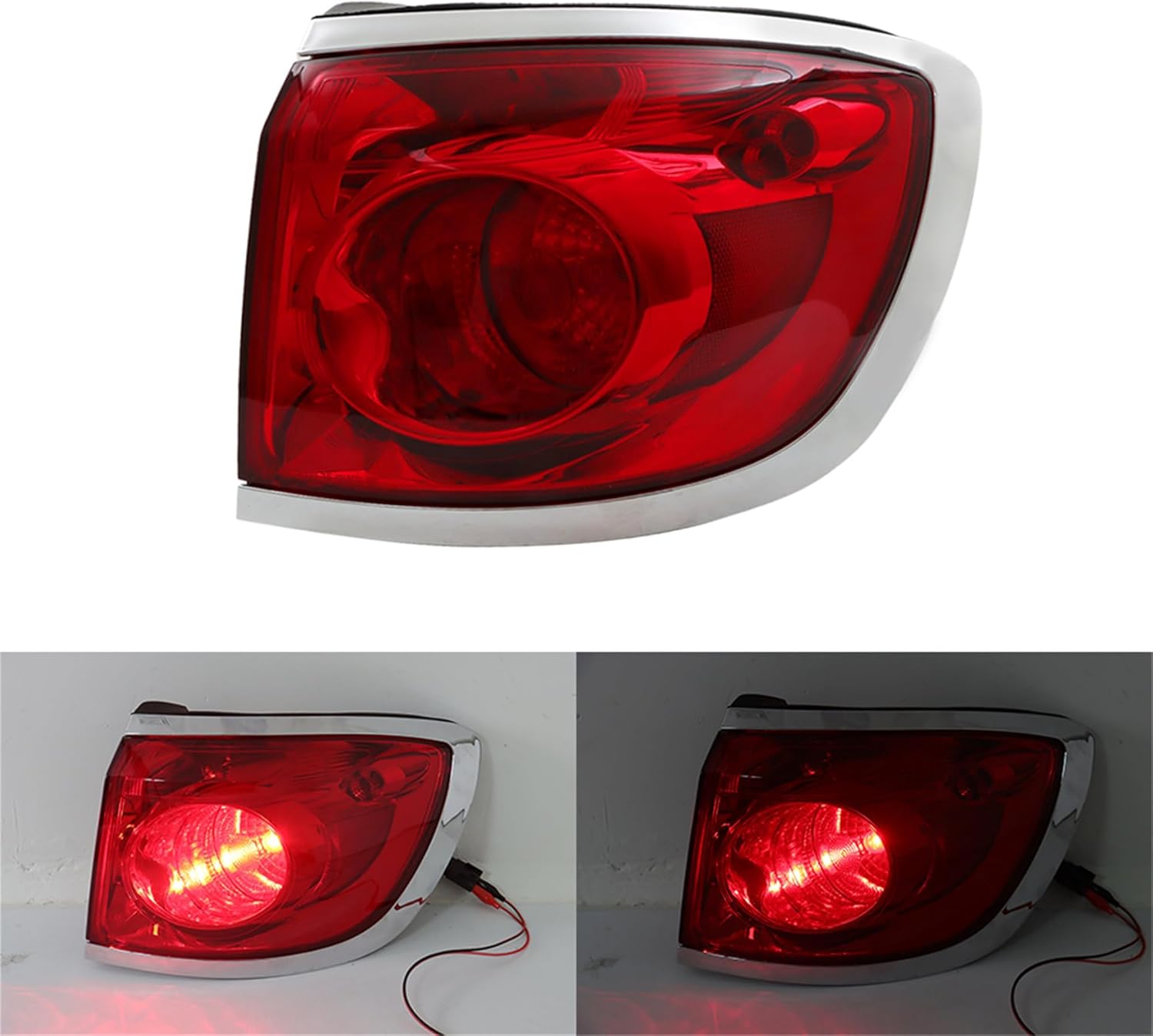 WFLNHB Outer Passenger Side Tail Light Replacement for Enclave 2008-2012 Tail Light Halogen Brake Lamp 25954942