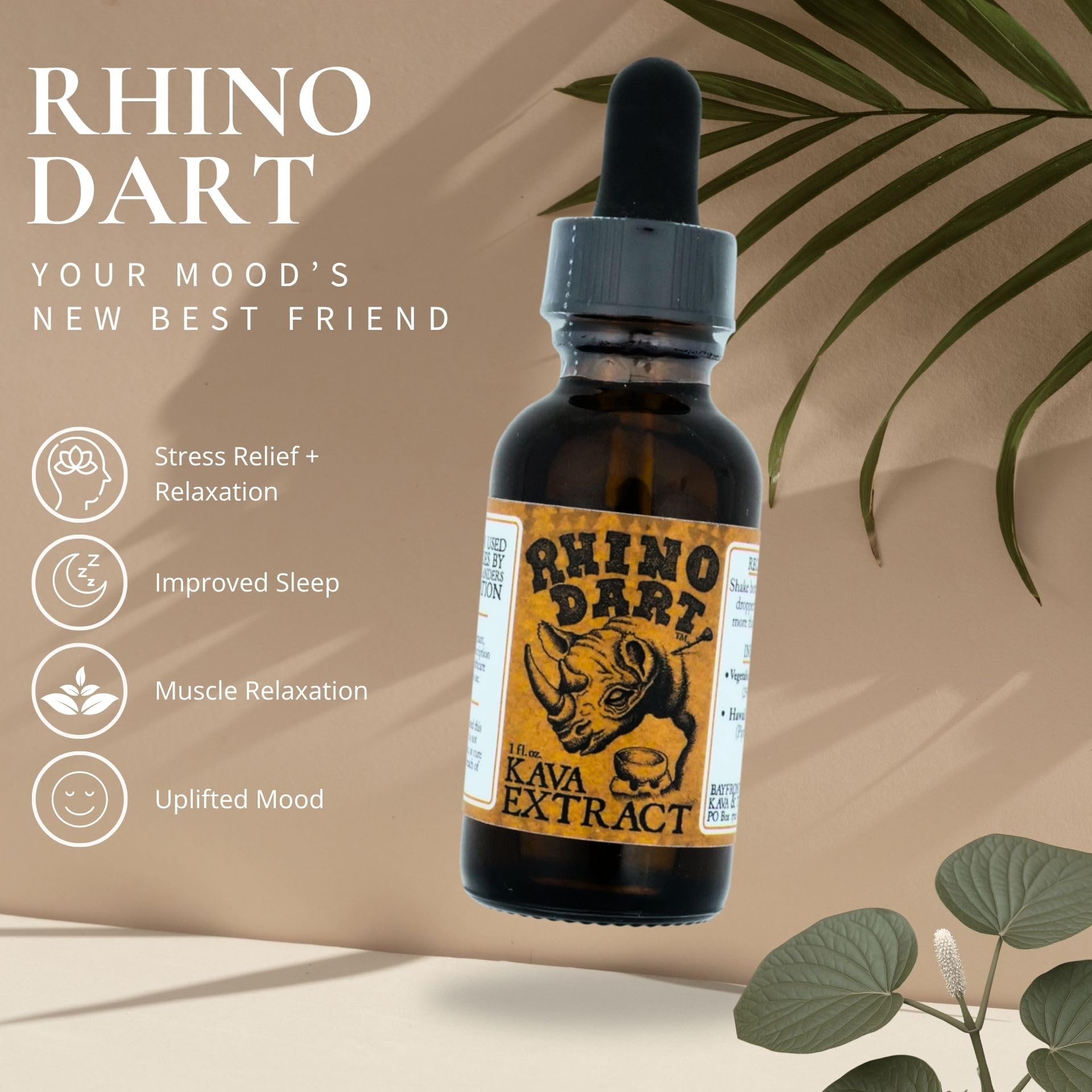 Amazon.com: Botanical Brewing Company Rhino Dart Kava Extract