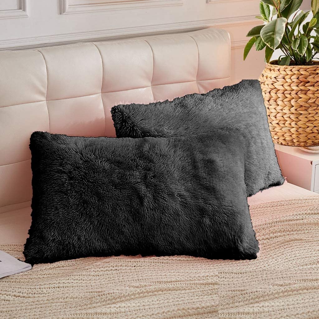 Buy AVSHUB Pillow Covers Faux Fur (Without Filling) - Fuzzy Fluffy