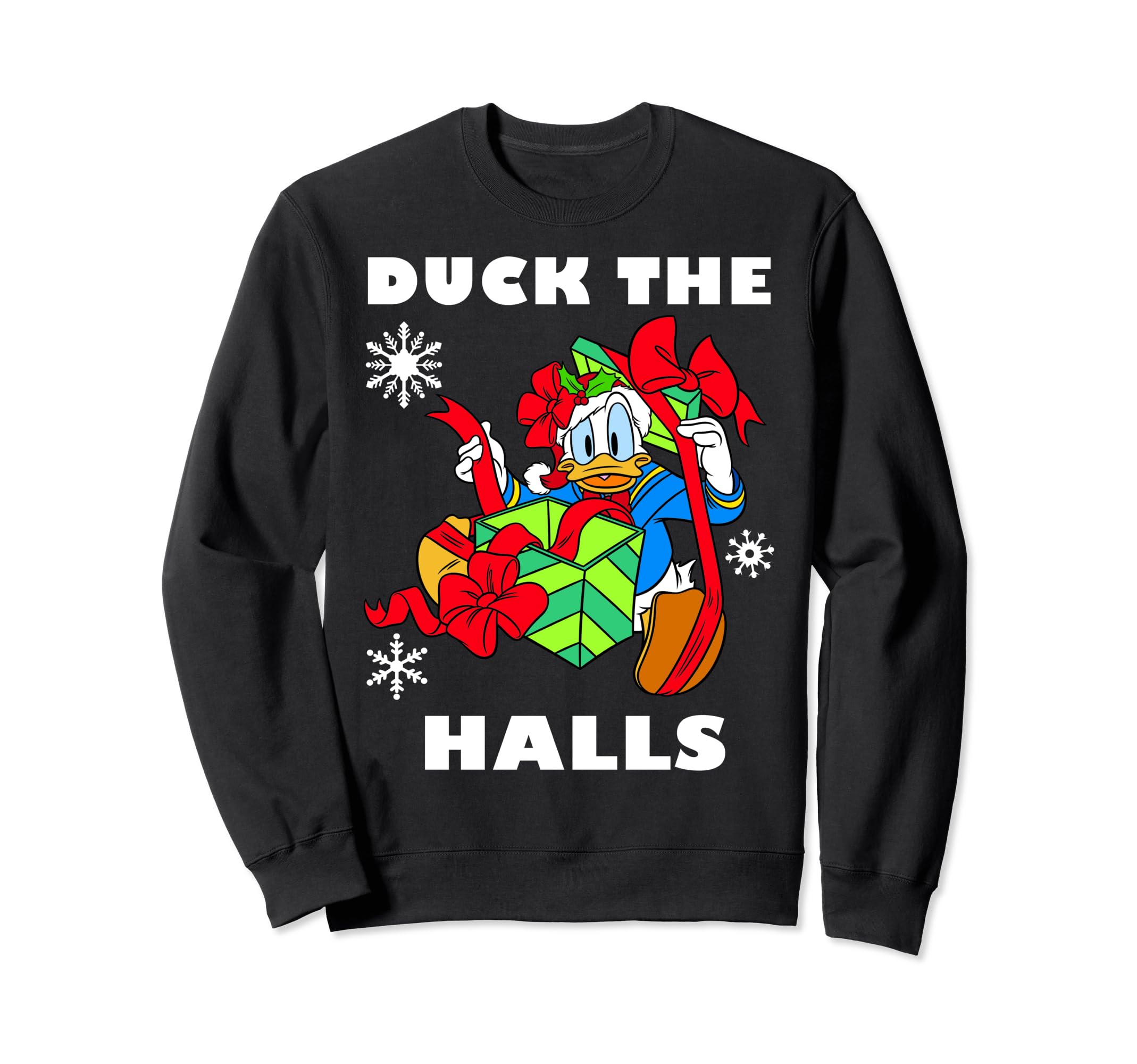 DisneyDonald Duck The Halls Christmas Portrait Sweatshirt