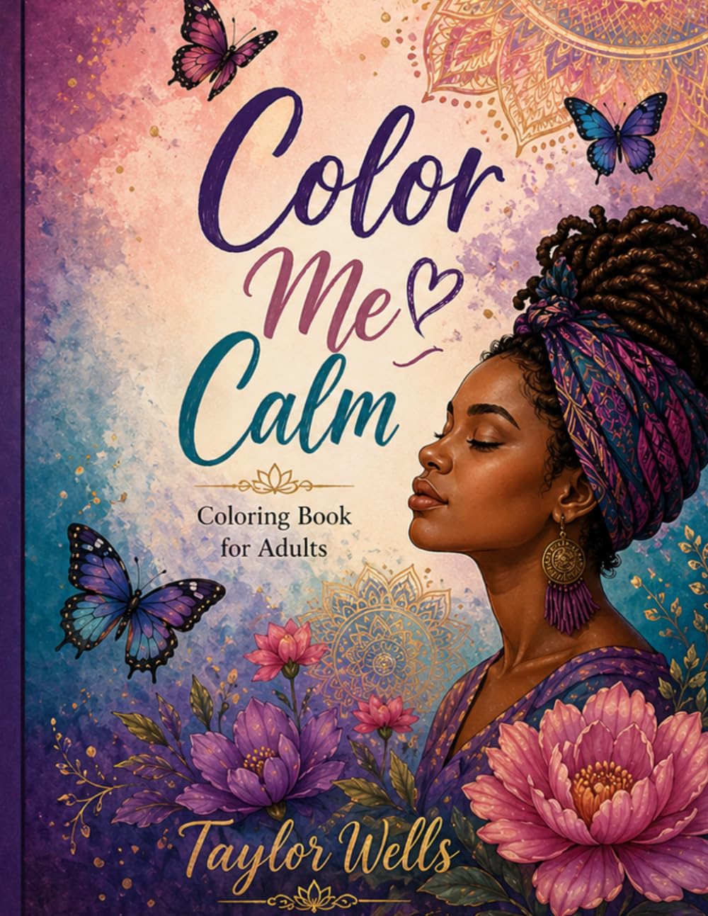 Color me calm coloring book for adults