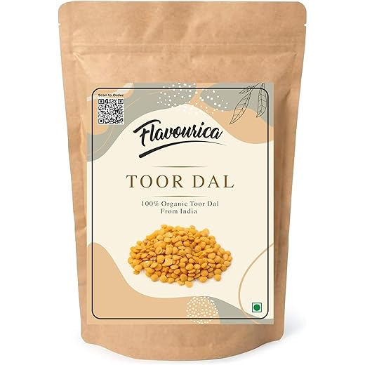 Flavourica Organic Arhar Tur Dal Premium Organic Toor Dal Ri
