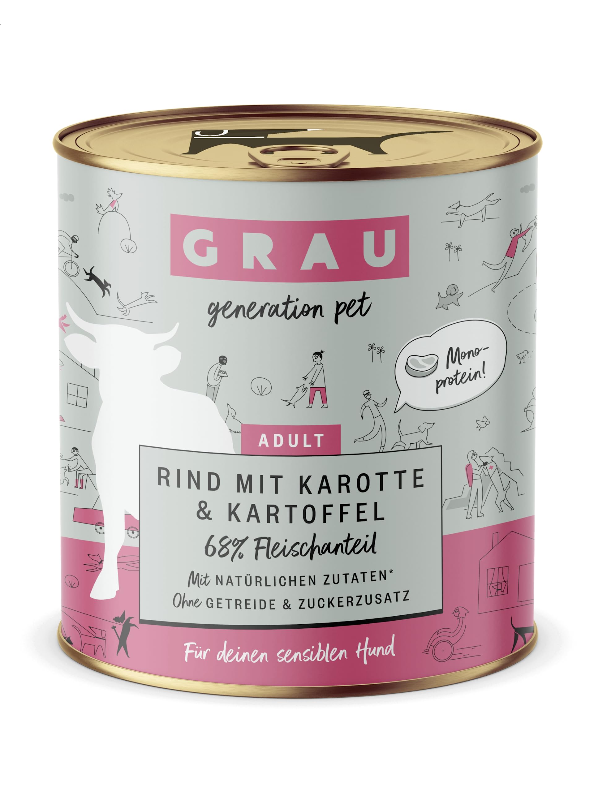 hondenvoer Gevogelte met volkorenrijst en wortel