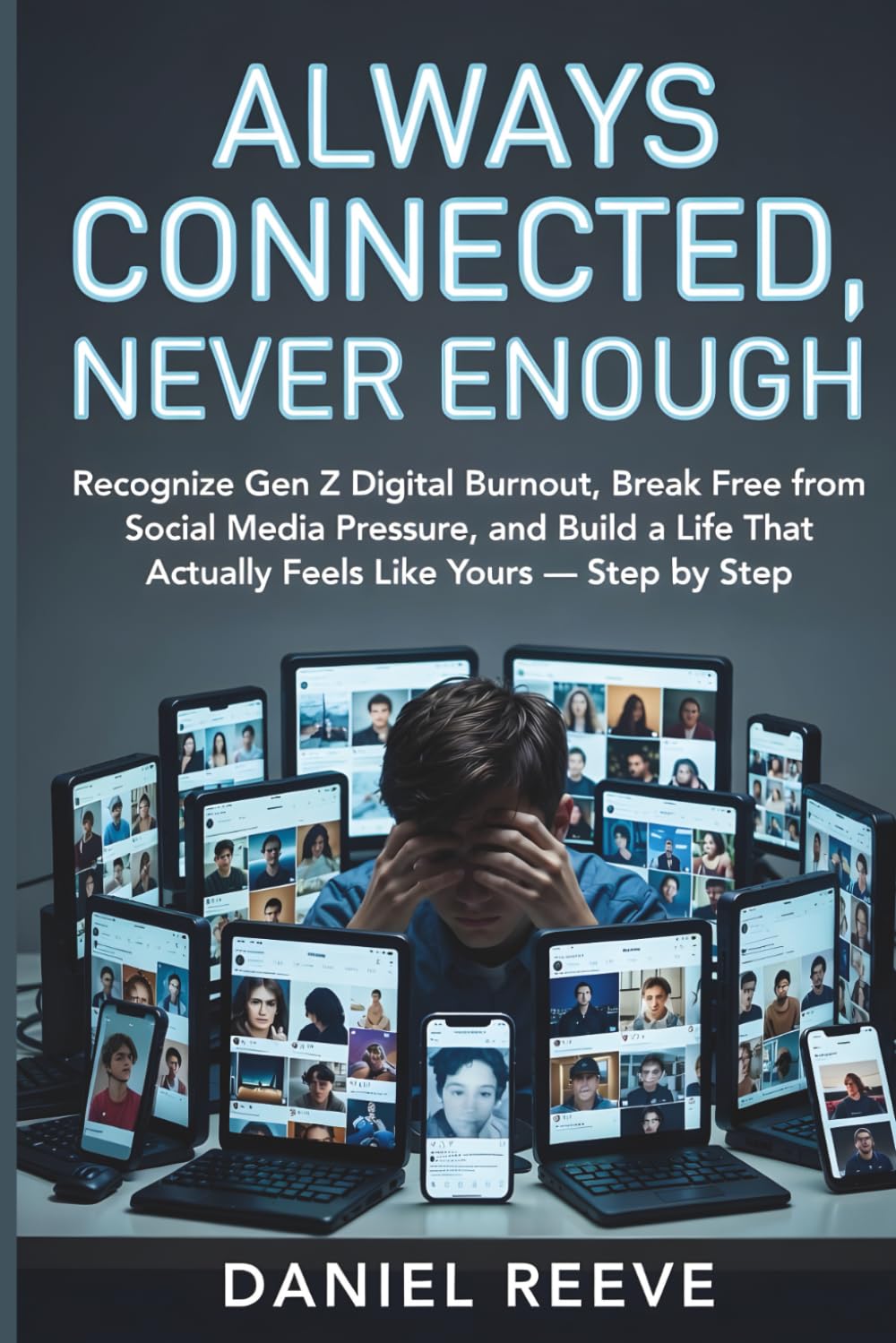 ALWAYS CONNECTED, NEVER ENOUGH: Recognize Gen Z Digital Burnout, Break Free from Social Media Pressure, and Build a Life That Actually Feels Like Yours — Step by Step