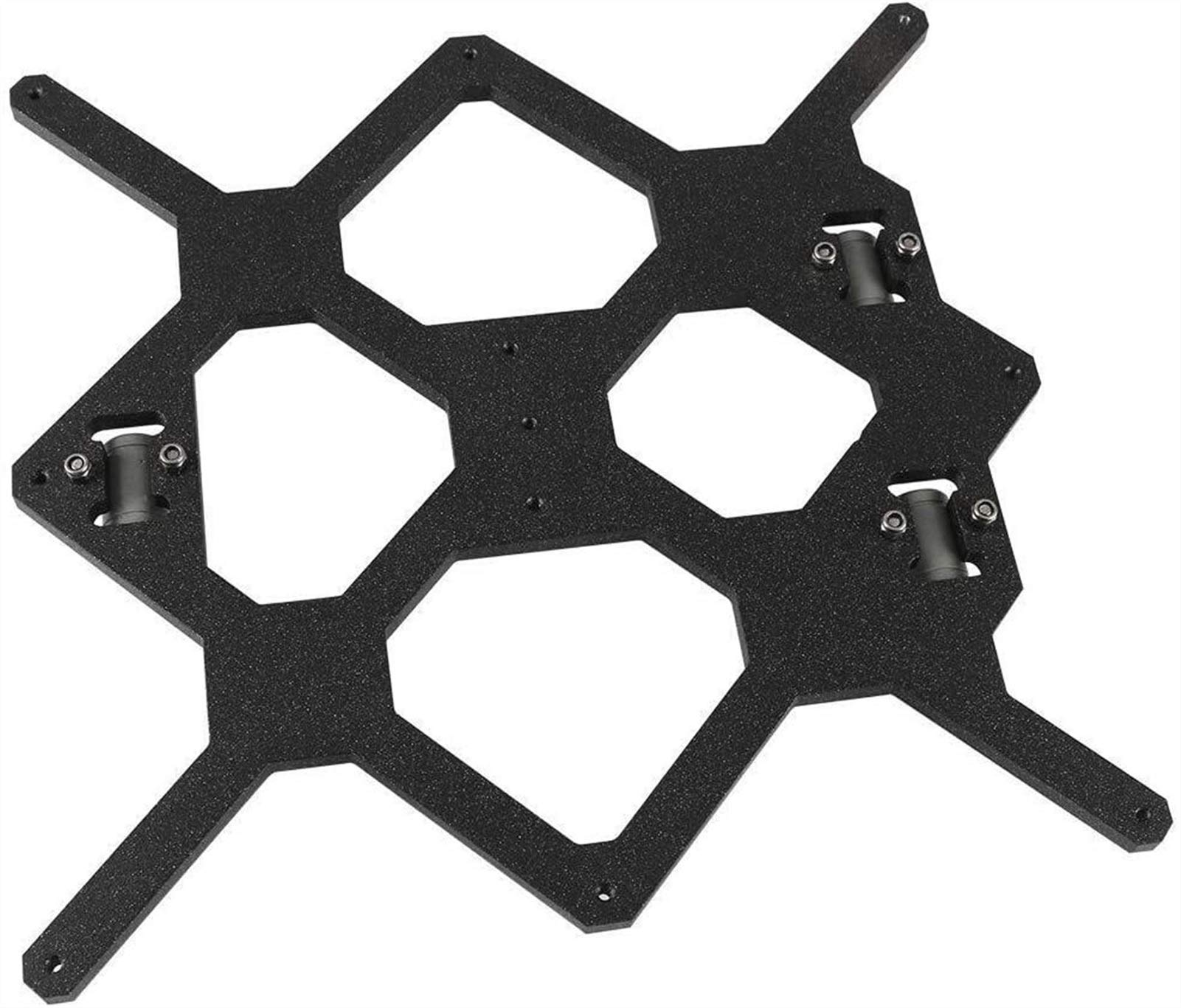 Auoeer Black Y Carriage Plate Upgrade For Prusa I3 Mk3 / Mk2.5 3D Printer Accessories, Aluminum Printer Accessories