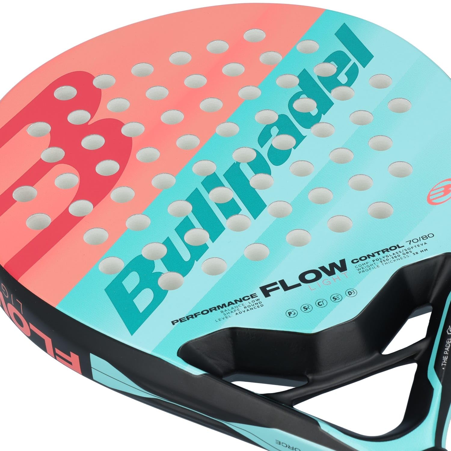 Bullpadel Flow Light W 23 Shovel for Women, Multicoloured, One