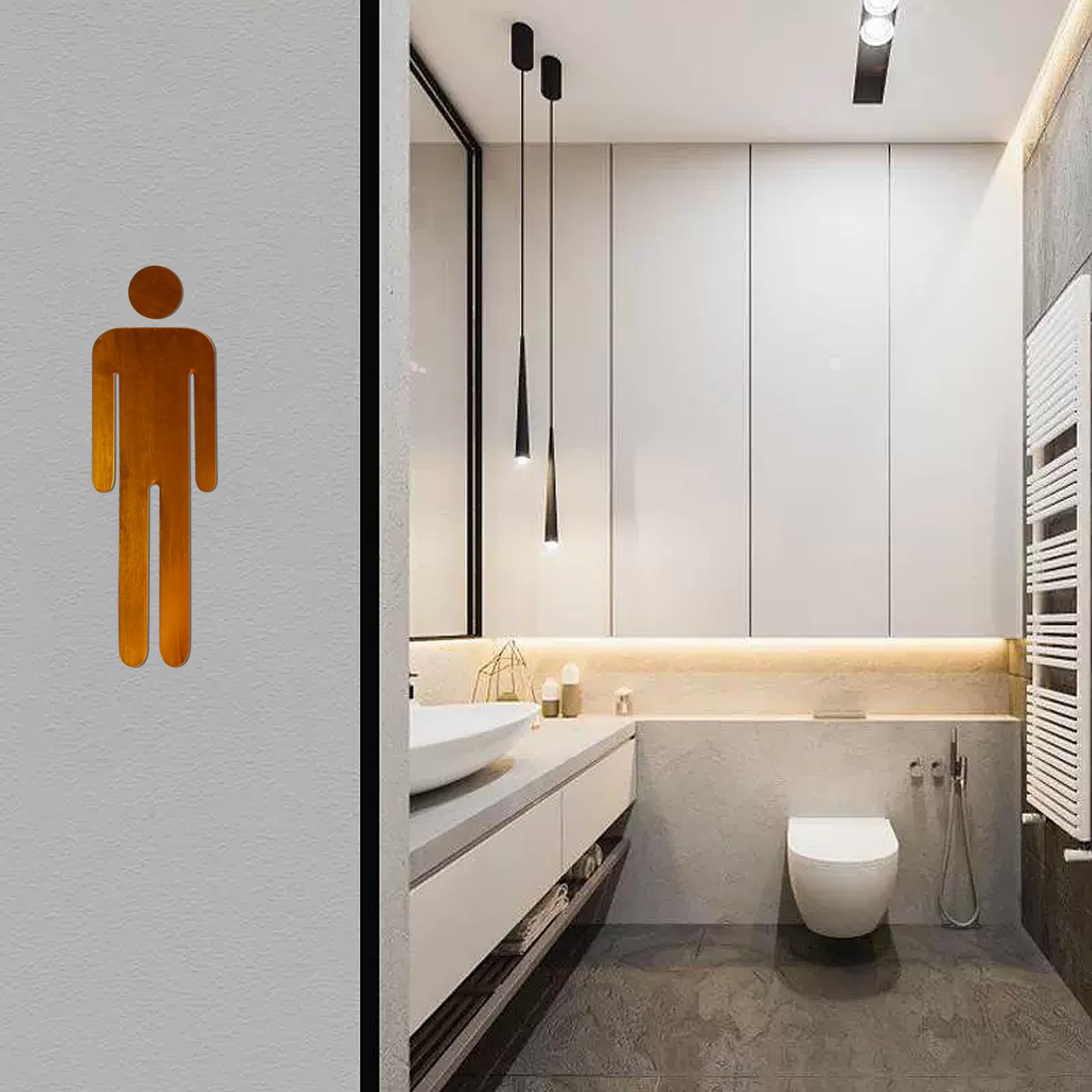 Or,Pancarte,Stickers WC,Toilette Pour Porte - Signe De Porte Salle De Bain Panneau Wc Adhesif Homme Femme Stickers Pour Toilette Porte De Restaura 79909990 Or,Pancarte,Stickers WC,Toilette Pour Porte - Signe De Porte Salle De Bain Panneau Wc Adhesif Homme Femme Stickers Pour Toilette Porte De Restaura 79909990