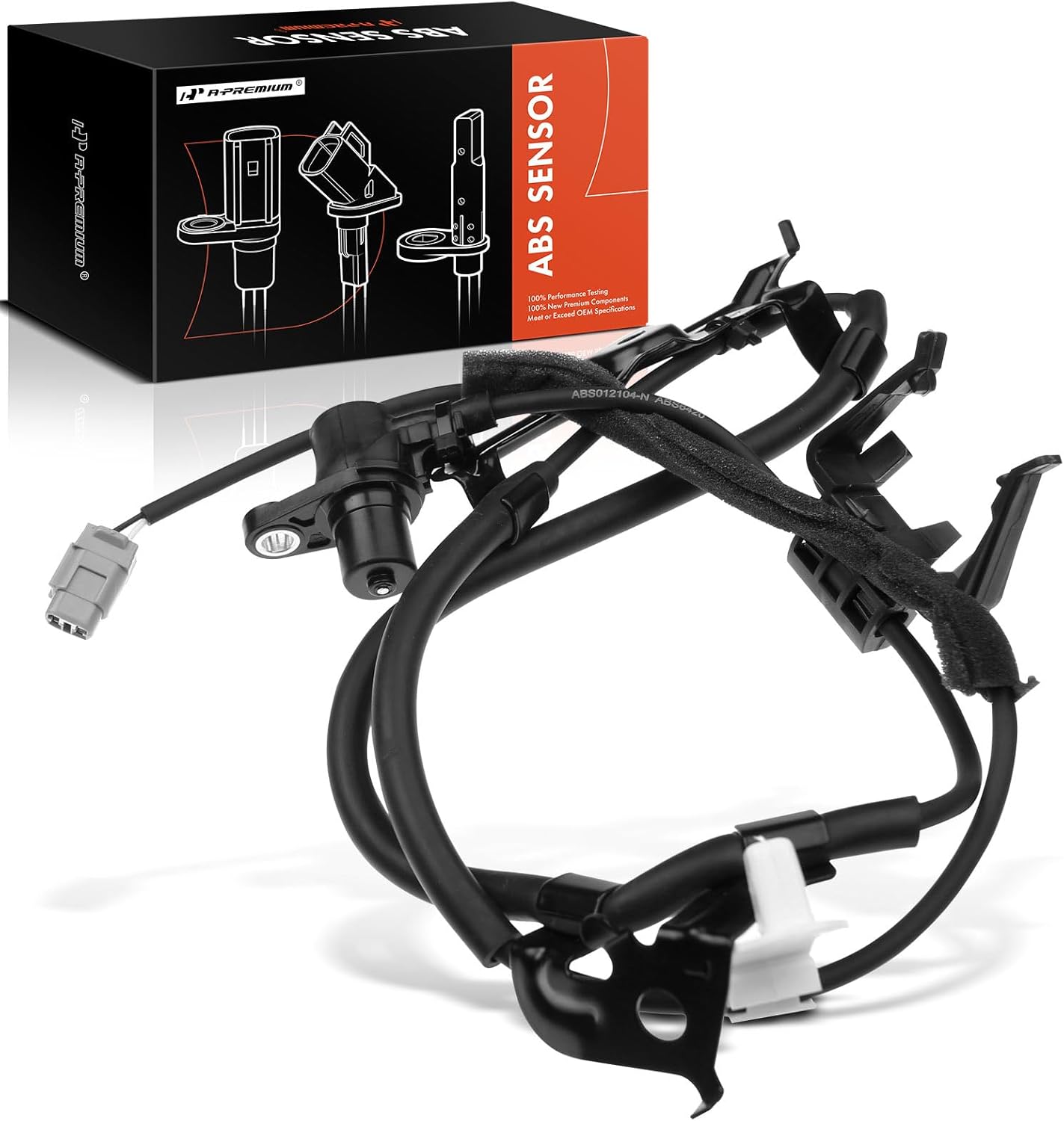 A-Premium ABS Wheel Speed Sensor Compatible with Toyota Models - Sienna 2004 2005 2006 2007 2008 2009 2010, Van - Front Left Driver Side, Replace# 89543-08030, 8954308030