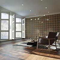 Vista 19 de 23 3/8"W X 23 3/8"H Large Wembley Decorativos Paneles De Pared De Madera De Calado, Aliso