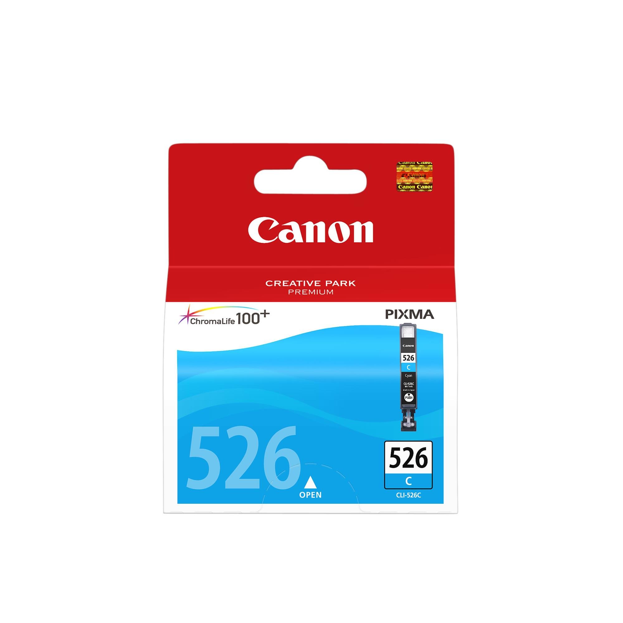 Canon CLI-526 Printer Ink Cartridge Cyan SERIES iP 4850 4950