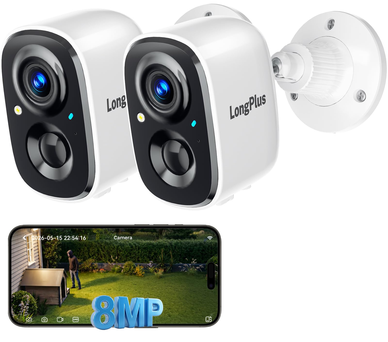 LongPlus 4K Wireless Outdoor Security Camera