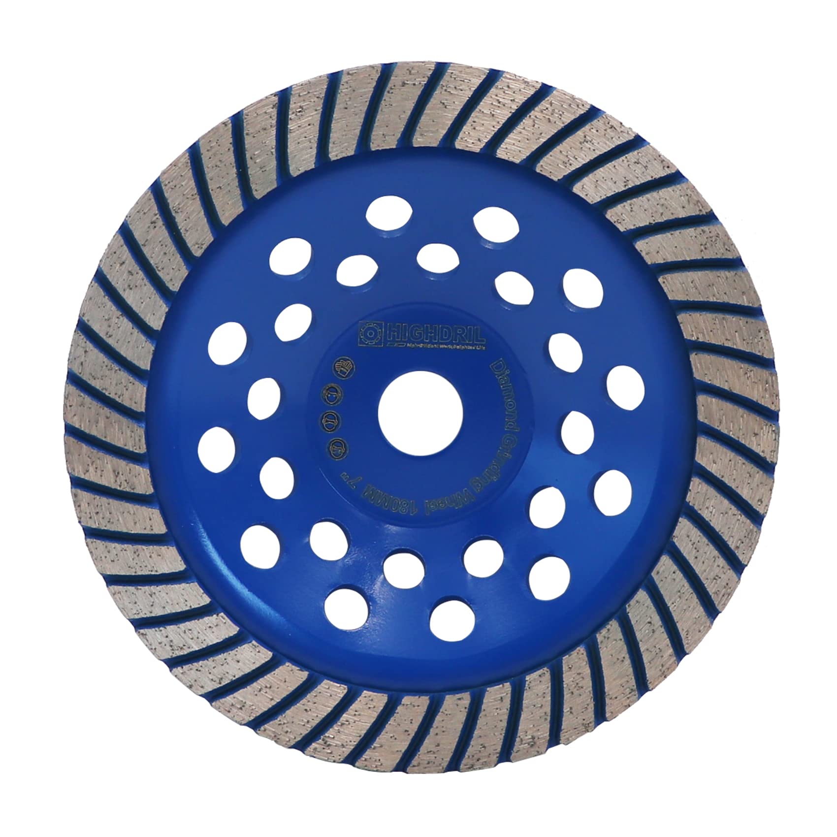 Buy HIGHDRIL Diamond Cup Wheel 180 mm x 22.23 mm Turbo Diamond Cup