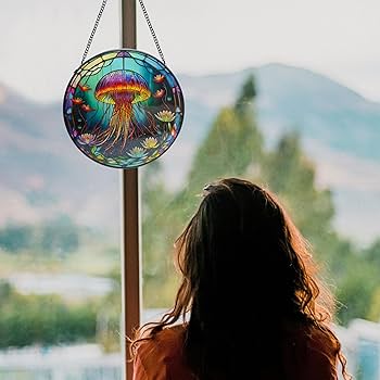 新品 エイミー・ブラウン 星のマントを纏った妖精 ヴィンテージ ステンドグラス 新品 エイミー・ブラウン 星のマントを纏った妖精 ヴィンテージ