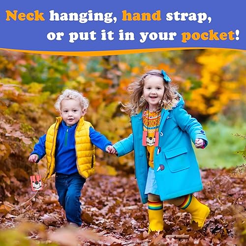 Vista 41 de Binoculares para niños. Los mejores regalos para los niños de 3 a 12 años. Binoculares de juguete para Niños Niñas, Óptica de 8x21 real de alta