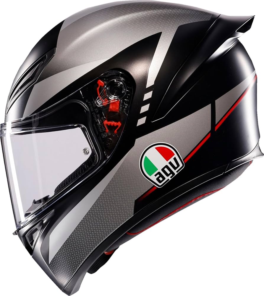 AGV K1 S マットブラック／レッド Amazon | AGV(エージーブイ) バイクヘルメット フルフェイス K1 S